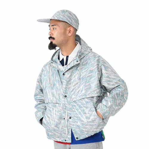 BEAMS PLUS Cruiser Jacket 70D 图案纽扣连帽长袖夹克 男款 花色