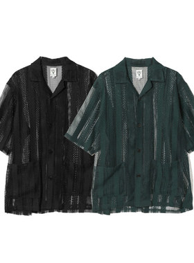 SOUTH2 WEST8 Cabana Shirt 25SS 夏季男女百搭简约镂空短袖衬衣