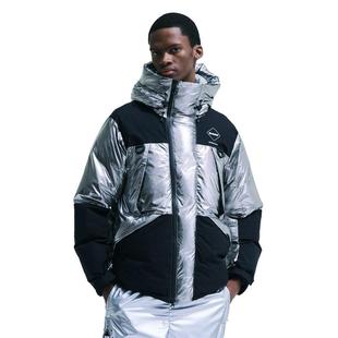 Bristol 新款 Down Parka 银色拼接羽绒服夹克外套 Bench F.C.Real