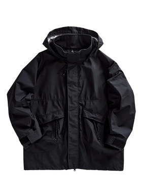 EARTH\STUDIES Carapace Jacket Slate 防水防风连帽夹克外套