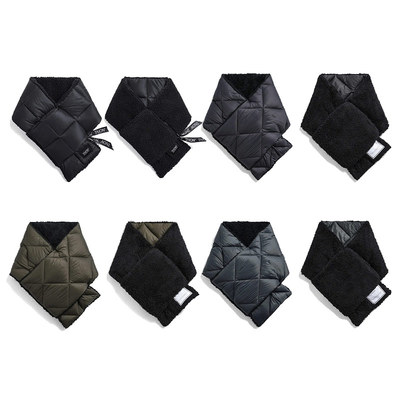 TAION |City Reversible Down Muffler 男女羽绒抓绒双面围巾