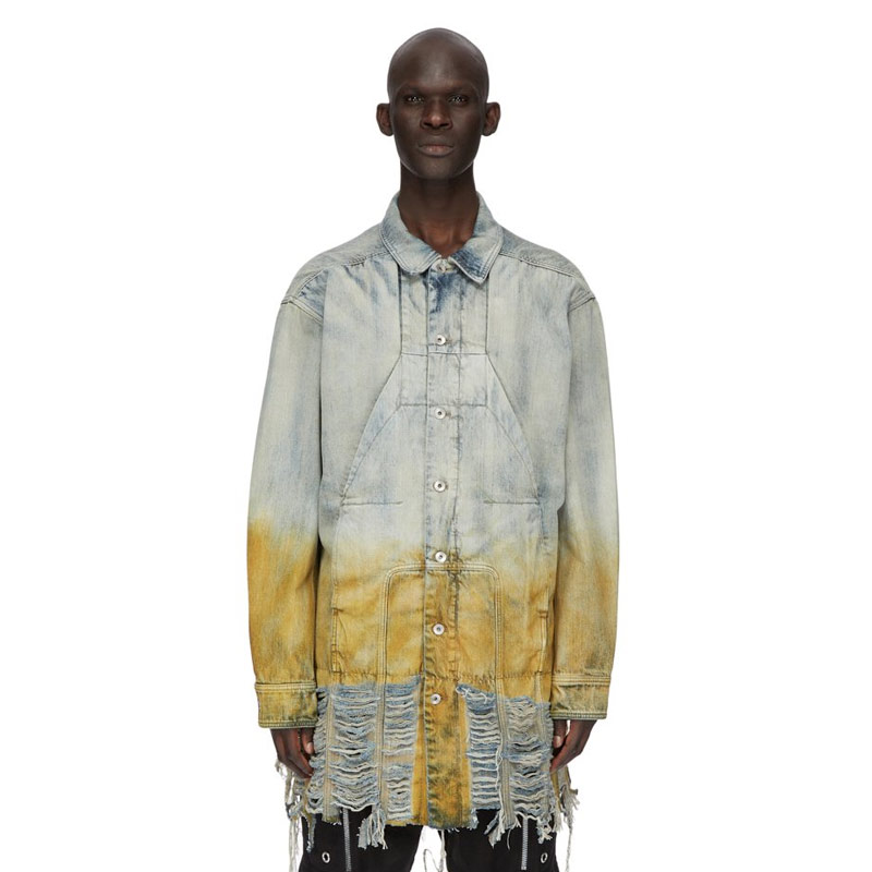 DRKSHDW Sphinx Jumbo Worker牛仔外套夹克渐变仿旧