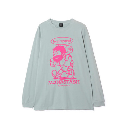 MANASTASH Be Prepared 25SS 男女新款印花舒适宽松长袖T恤