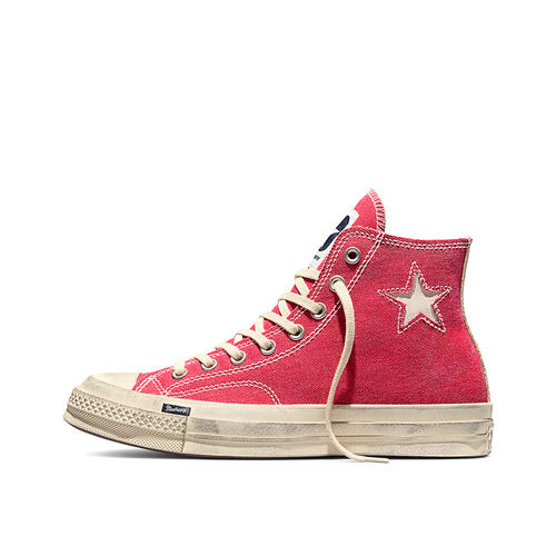 Converse × Madhappy Chuck 70男女同款红色舒适做旧休闲帆布鞋