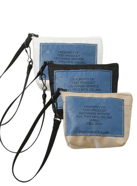 N.HOOLYWOOD  Pouch (Small) Black黑色尼龙手拿信封收纳包mini包