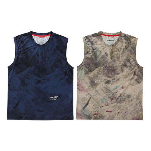 AND WANDER x Altra 联名款 Graphic Tank Top 男子运动透气背心
