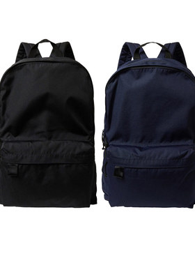 N.HOOLYWOOD Back Pack 休闲简约旅行出差大容量经典双肩背包黑色