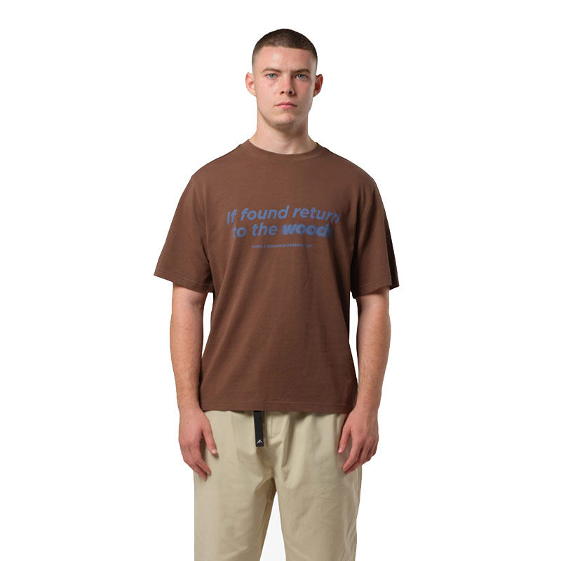 PURPLE MOUNTAIN OBSERVATORY  重磅棉质圆领短袖休闲T恤