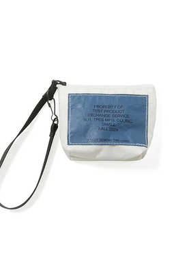 N.HOOLYWOOD Pouch (Small) White 白色尼龙手拿信封mini包收纳包