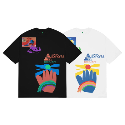 B.EAUTIFUL Expo85 T-Shirt 26新款男女夏季印花上衣舒适休闲短袖
