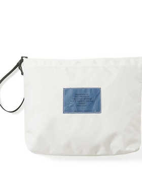N.HOOLYWOOD Pouch(Large) White 白色 24新款尼龙手提信封收纳包
