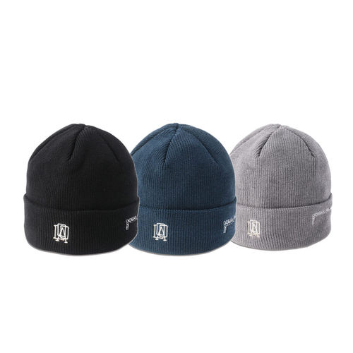 NANAMICA Ooal Knit Cap 25秋冬新品 刺绣棉涤混纺冷帽针织帽