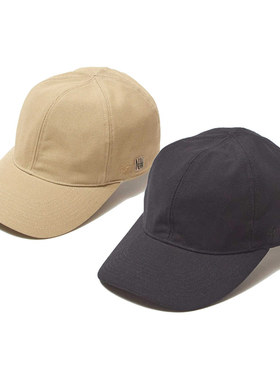 N.HOOLYWOOD 24AW Cap Black 黑色 男女 简约遮阳帽棒球帽鸭舌帽