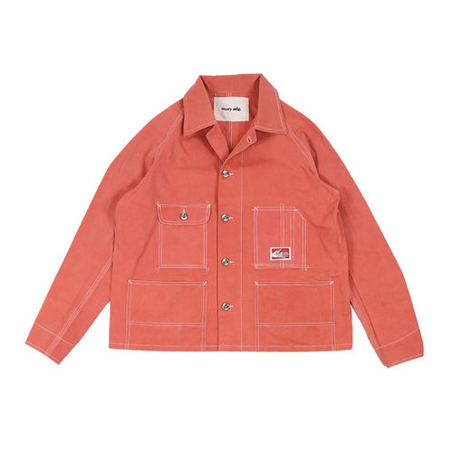 STORY MFG. Sot Jacket Pink 新款男女 天然染色工艺插肩夹克外套