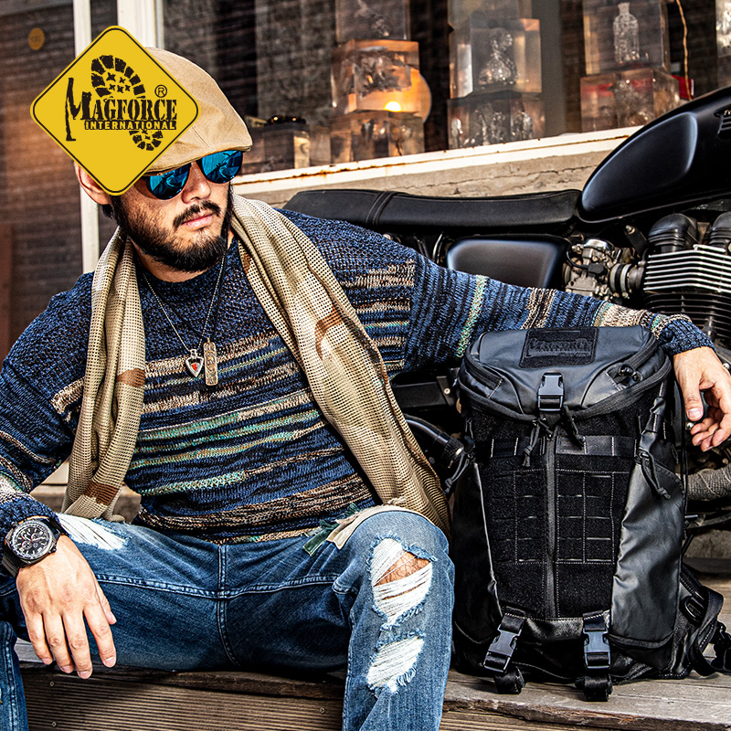 magforce麦格霍斯18寸黑胶双肩包