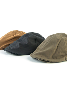 MAGFORCE麦格霍斯户外春季男英伦复古文艺帽子贝雷帽c3008开普帽