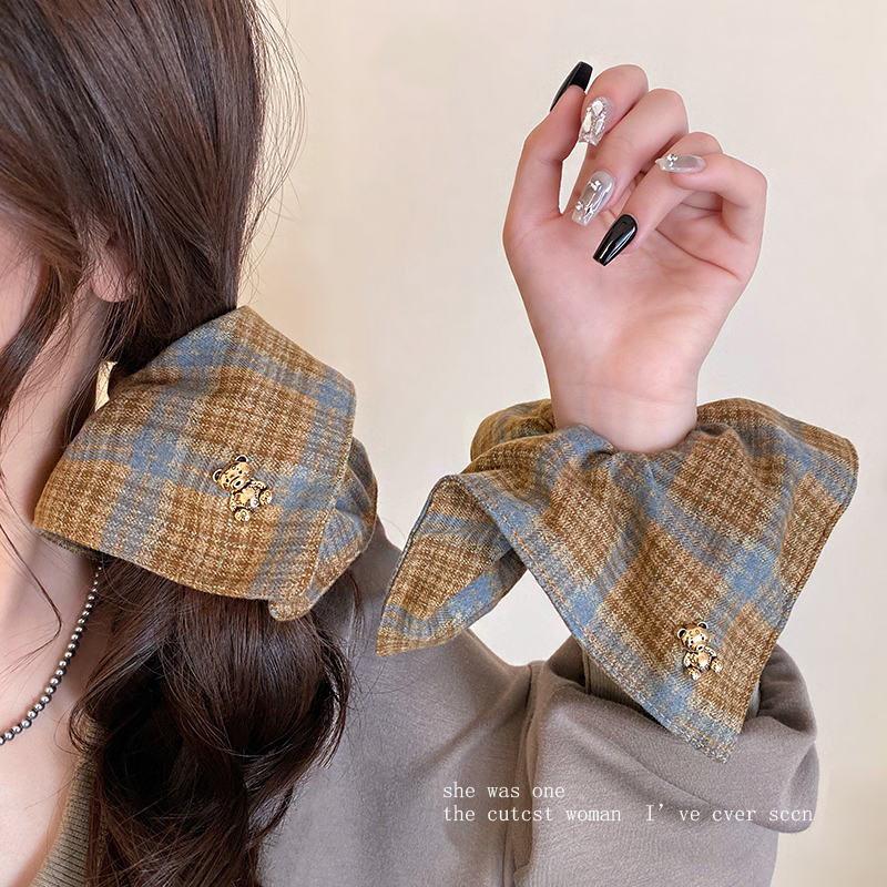 大肠发圈超大号女高级感方巾