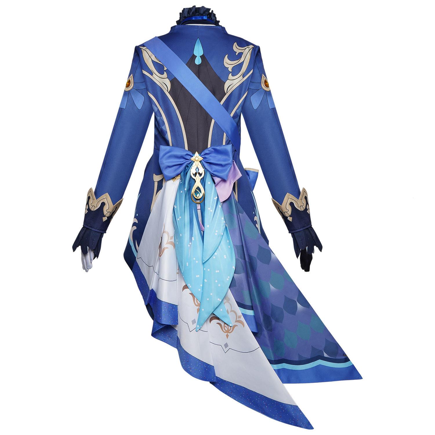 原神芙宁娜cos服枫丹黑水神荒属性芙卡洛斯cosplay舞台表演服