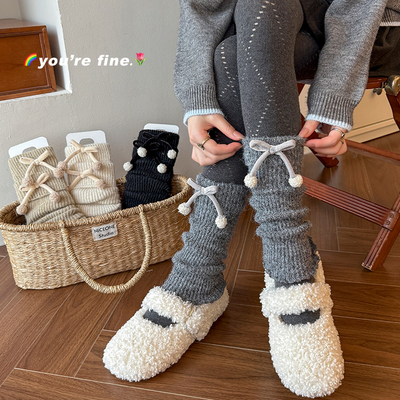 袜套女2025新款冬堆堆袜加厚保暖