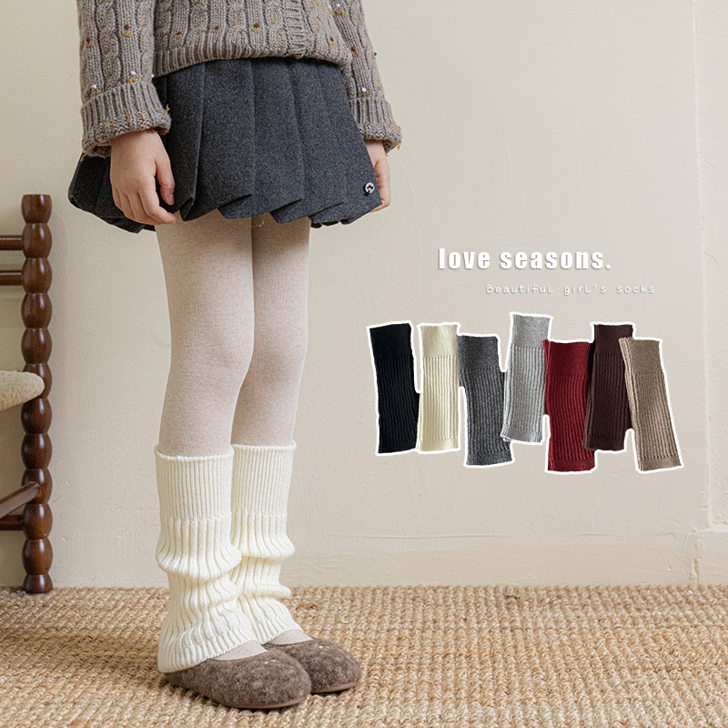 觅宝呗女童袜套秋冬纯色竖条堆堆袜韩系女孩宝宝外穿打底小腿腿套,童装/婴儿装/亲子装,儿童袜子(0-16岁),淘宝优惠券,粉丝福利购,淘宝优惠卷