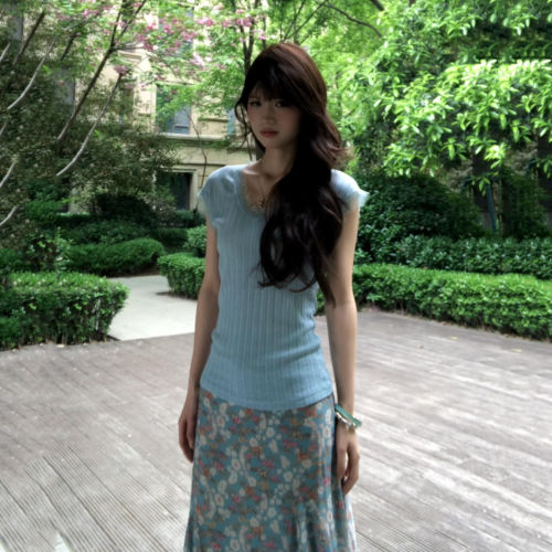 独特漂亮初夏绝美碎花半