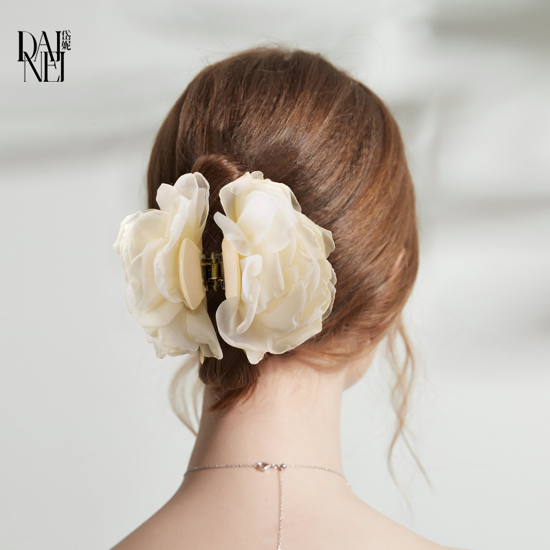 DAINEI岱妮玫瑰花花朵抓夹