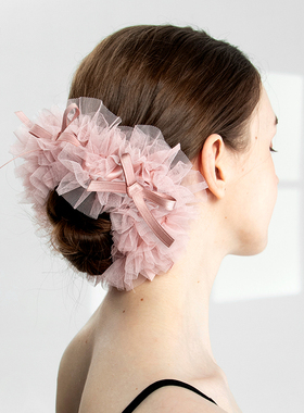 DAINEI岱妮爱丽丝纱纱发圈女款丸子头高弹力发绳高马尾简约发饰