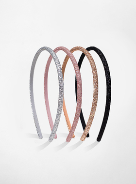 DAINEI岱妮时尚闪烁发箍女高级感洋气时尚窄面发饰气质细头箍