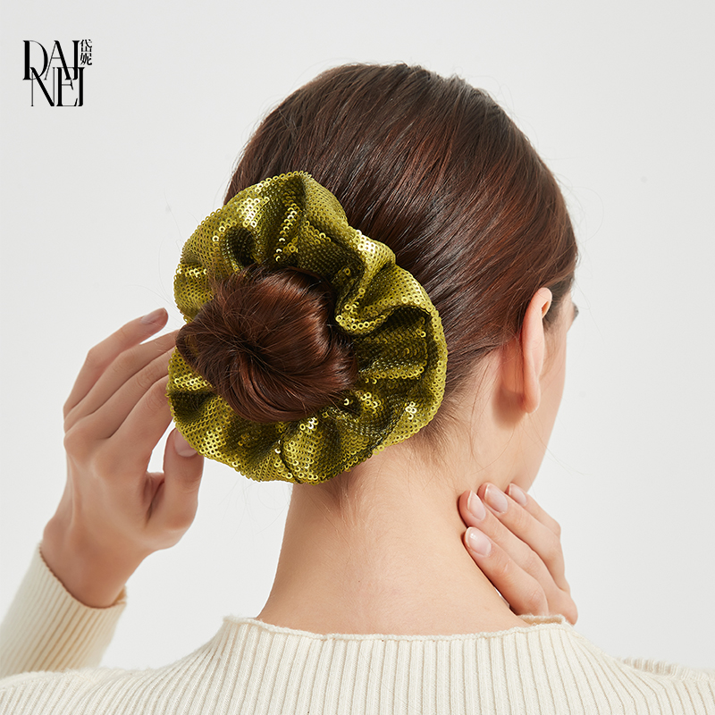 DAINEI亮片发圈高弹力新款头绳