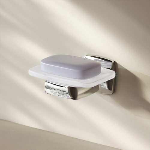 工厂跨境51025cr长方形皂碟肥皂架soap dish holder