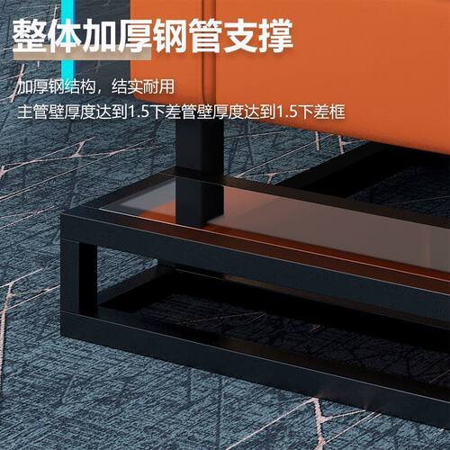 台球沙发观球椅台球厅黑八刺绣多功能休闲桌椅看球台球厅沙发