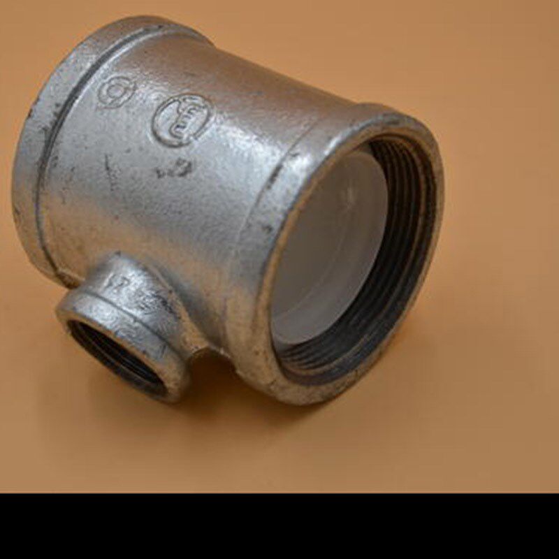 镀锌衬塑三通管件 涂衬塑无缝焊接厚壁三通 钢塑管件