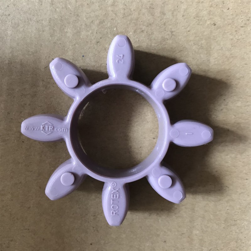 ROTEX28外径66联轴器减震缓冲垫子八角弹性体8瓣梅花圈内径30胶块