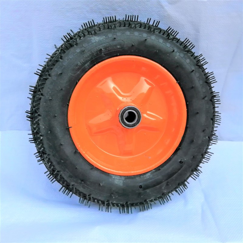 脚轮万向轮充气轮打气轮 橡胶轮300-8工矿轮工地轮独轮车轮推车轮