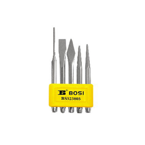 波斯工具 5件套铬钒钢样冲BS523805
