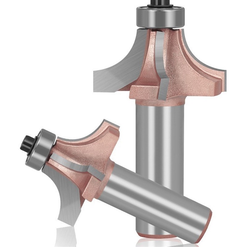 四刃圆角刀木工级铣刀开槽刀具修边机刀头圆弧R倒角刀雕刻机