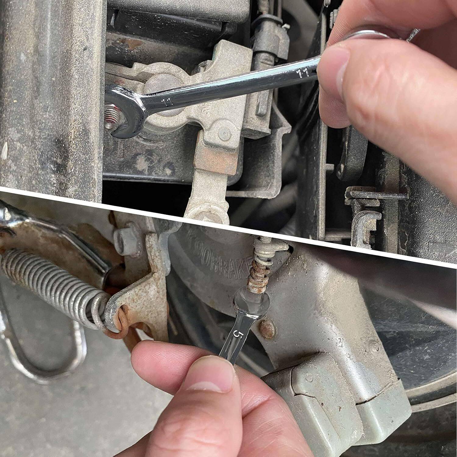 10件套公制迷你开口两用扳手梅花开口两用扳手套装工具4-11mm