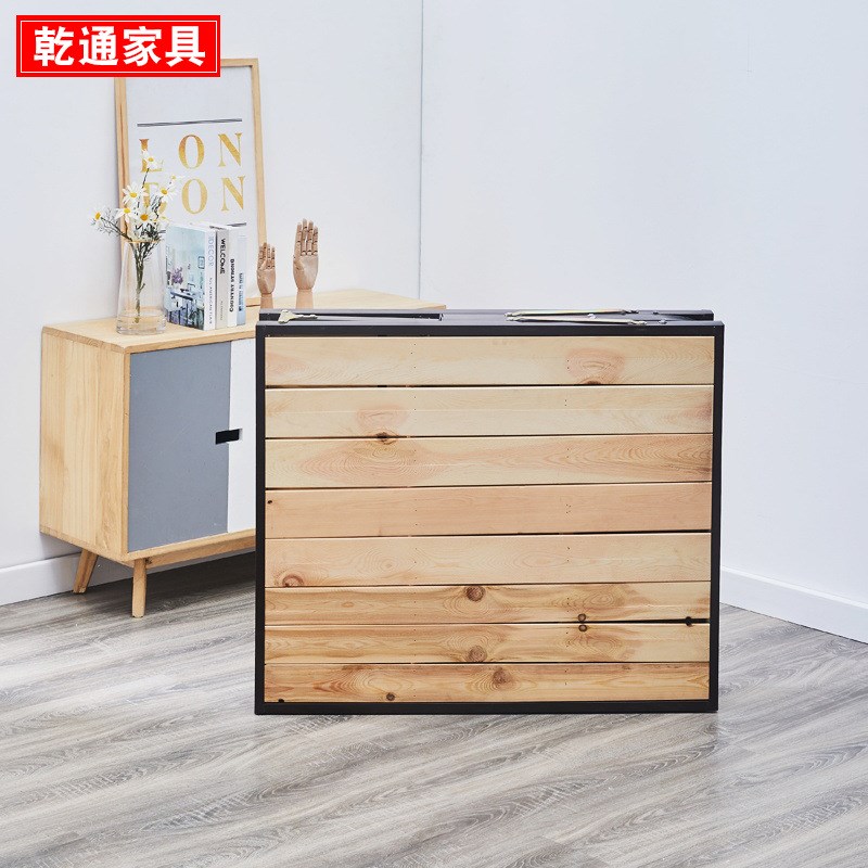 折叠床单人硬板木午休床家用折叠床便携式简易铁艺床出租房午睡床