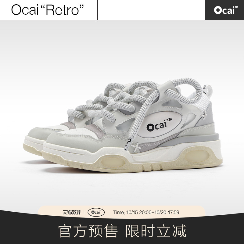 OcaiRETRO复古白面包鞋