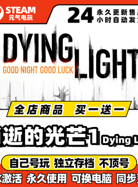 steam【消逝的光芒1/Dying Light】全dlc激活码cdk入库游戏兑换码