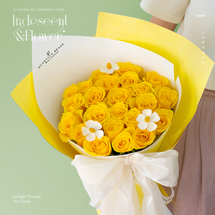 厦门鲜花同城速递鲜花店送花上门配送玫瑰花束生日订花送闺蜜女友