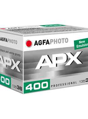 德国pan400原装Agfa爱克发APX400度黑白135胶卷专业负片23年