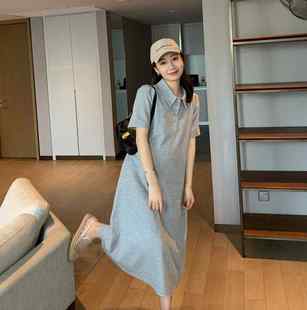 套装 哺乳夏装 宽松中长款 新款 连衣裙夏款 孕妇装 t恤裙子夏季 女 大码