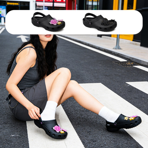 Crocs联名洞洞鞋沙滩凉鞋