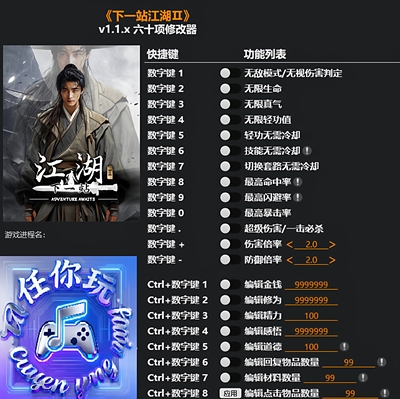 《下一站江湖Ⅱ》修改器 Steam正版专用电脑科技辅助工具不含游戏