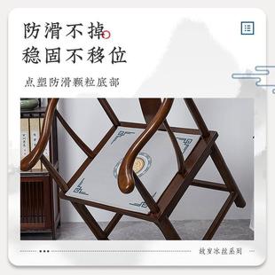 新品 通用久坐冰凉红木茶椅垫坐 新中式 冰丝家用椅垫办公室夏天四季