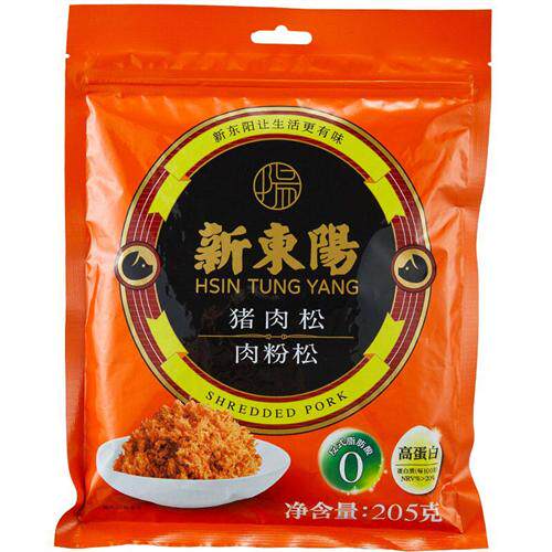 新东阳猪肉松205g袋装营养儿童海苔寿司拌饭肉松肉粉松即食零食