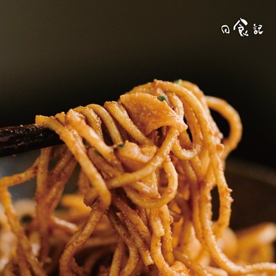 日食记江城味道武汉热干面190g*8袋酸豆角萝卜脆武汉过早速食拌面