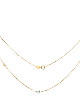 GSTV水晶18K金锁骨女生叠戴