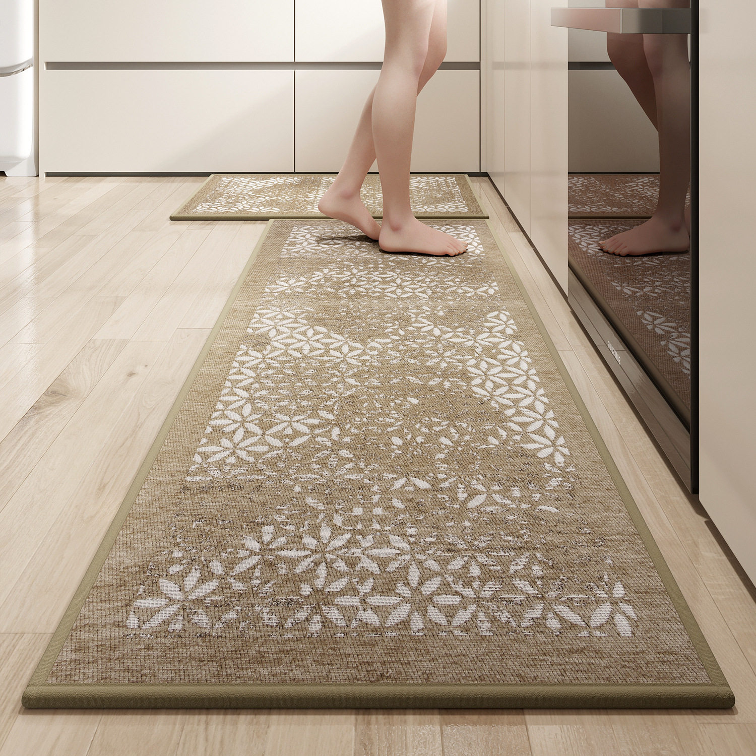 厨房地垫吸水吸油脚垫耐脏防滑门垫免洗可擦长条垫子防水防油地毯,居家布艺,厨房地垫,淘宝优惠券,粉丝福利购,淘宝优惠卷